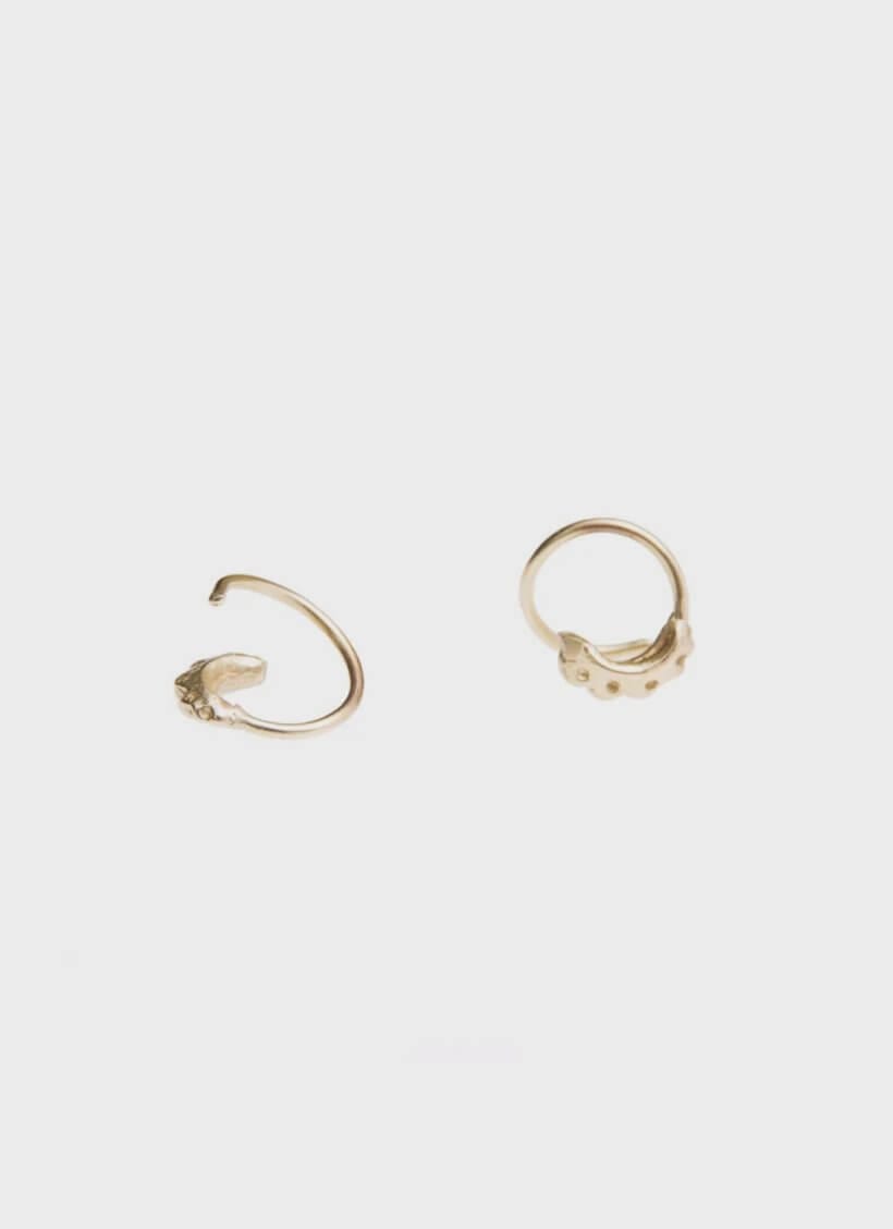 Sian Evans Boat Sleepers Earrings