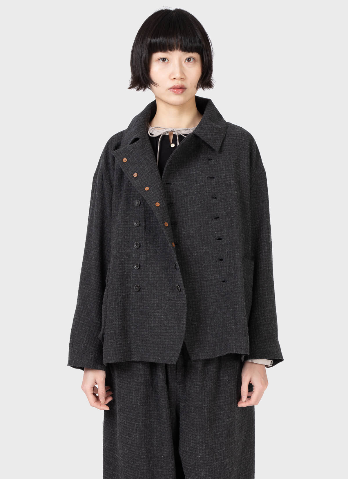 Ichi Antiquités Spring Jacket Charcoal – GENTLEWENCH