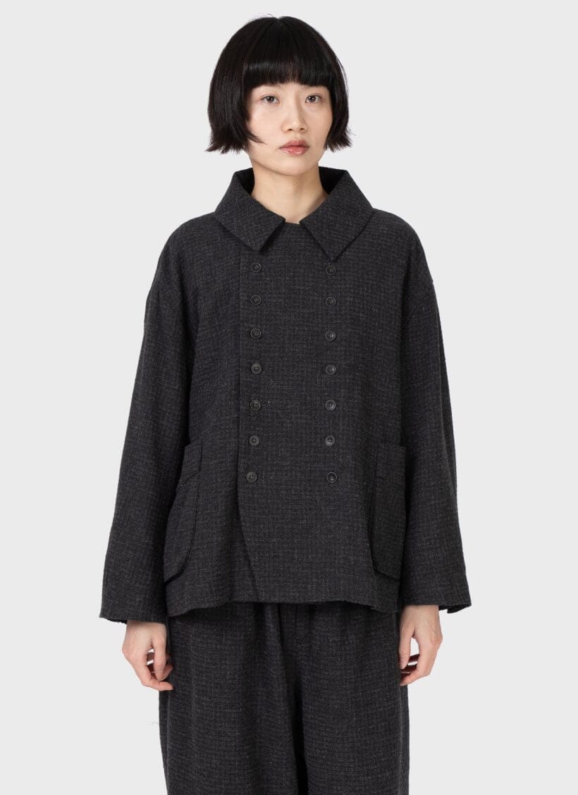 Ichi Antiquités Spring Jacket Charcoal