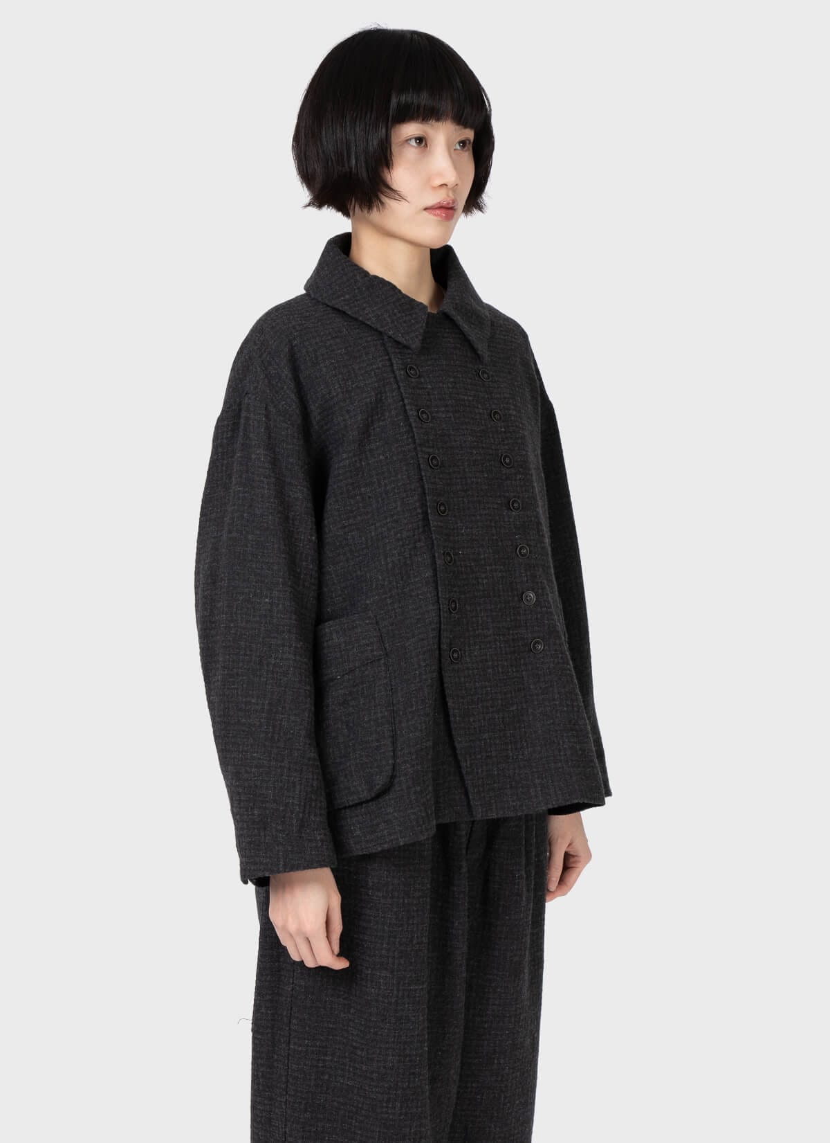 Ichi Antiquités Spring Jacket Charcoal – GENTLEWENCH