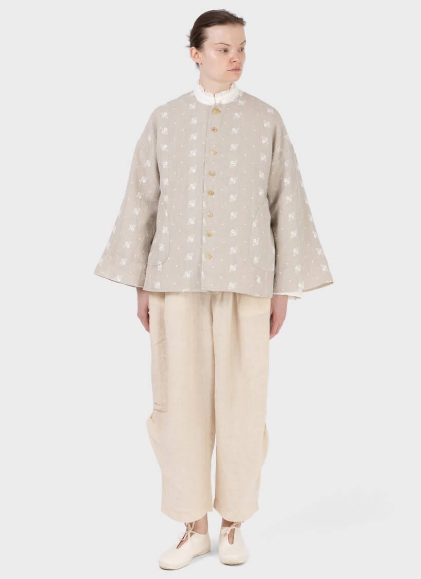 A Tentative Atelier Embroidery Jacket With Lining